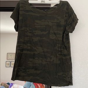 Sanctuary Camo Pocket Top